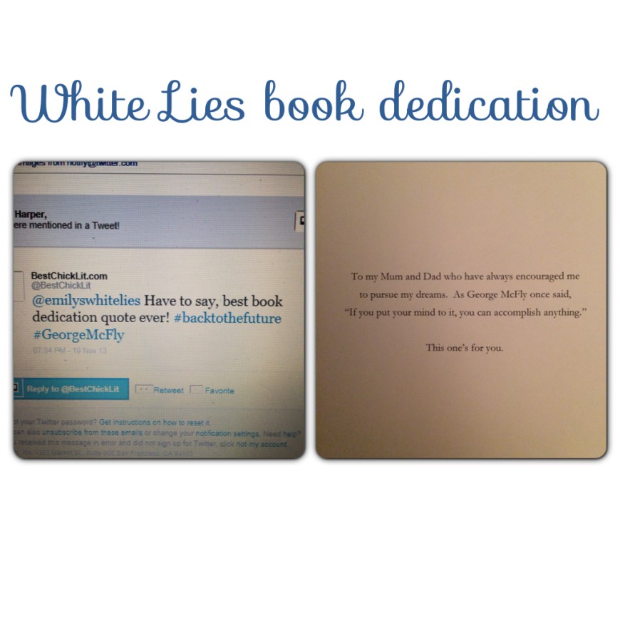 A lovely tweet from BestChickLit.com