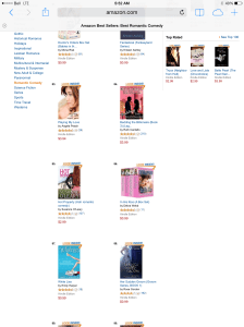 White Lies made #86 on the Amazons Best Sellers list for Romantic Comedy
